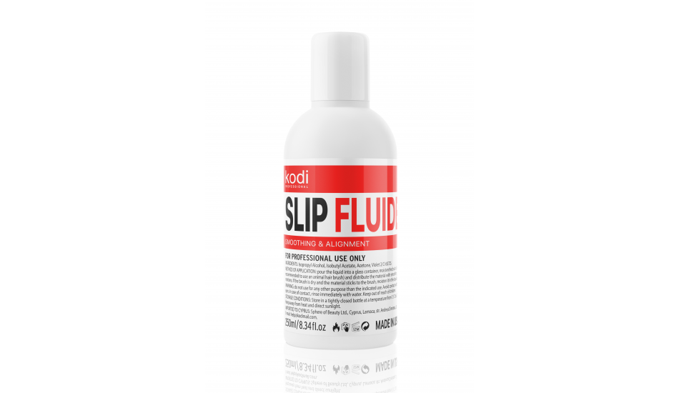 SLIP FLUIDE SMOOTHING & ALIGNMENT (LIQUID FOR ACRYLIC-GEL SYSTEM) 250ml.