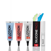 Set for Eyelash Biowaving (lotion No.1,2,3, glue for biowave, silicone curlers)