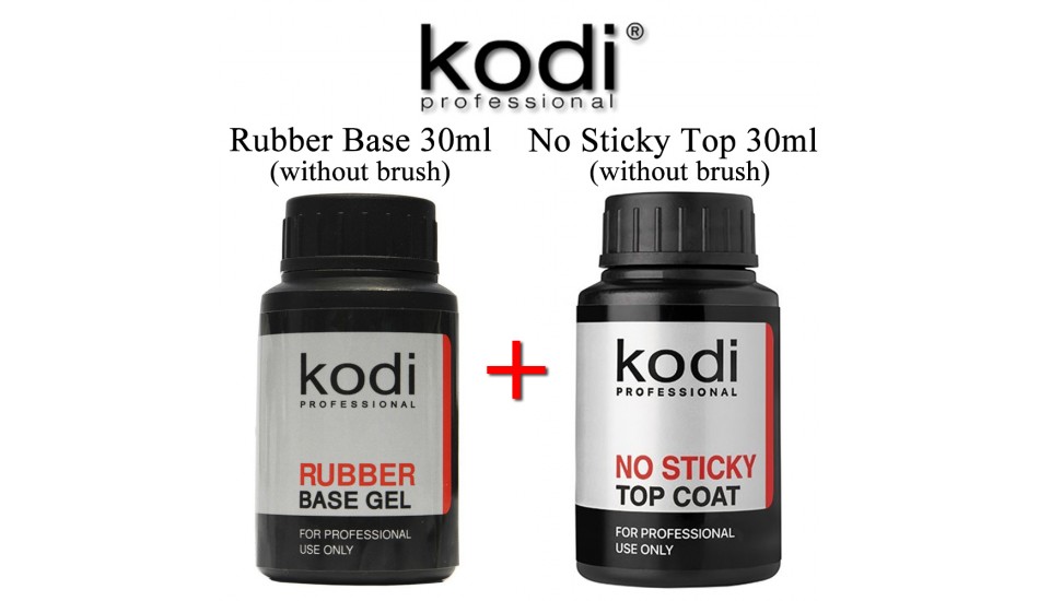 Kodi Rubber Base 30ml + No Sticky Top 30ml