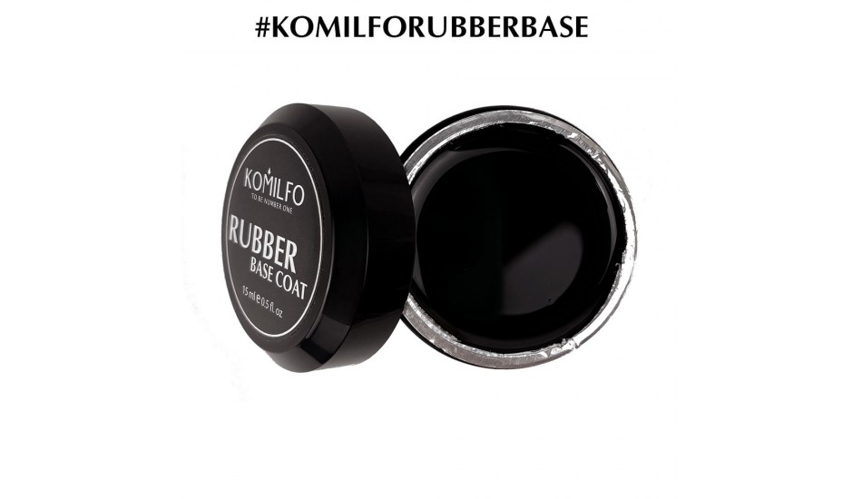 KOMILFO Base Rubber, 15ml.  (without brush)