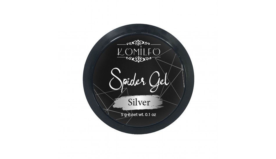 Komilfo Spider Gel Silver, 5g.
