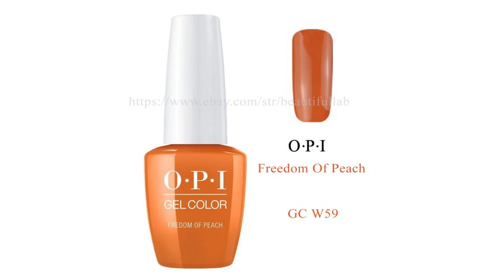 OPI GC W59 - Freedom Of Peach 15ml. OPI GC W59 - Freedom Of Peach 15ml.
