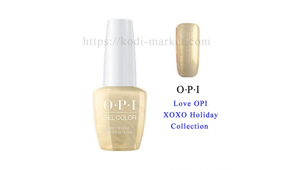OPI J12 - Gift of Gold Never Gets Old 15ml. OPI J12 - Gift of Gold Never Gets Old 15ml.