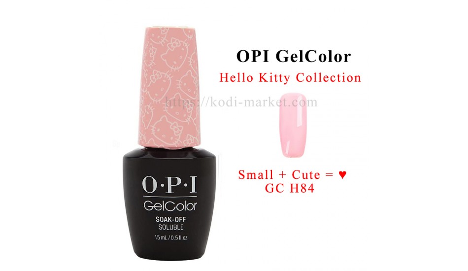 OPI H84 - Small + Cute = ♥ (Hello Kitty Collection) 15ml