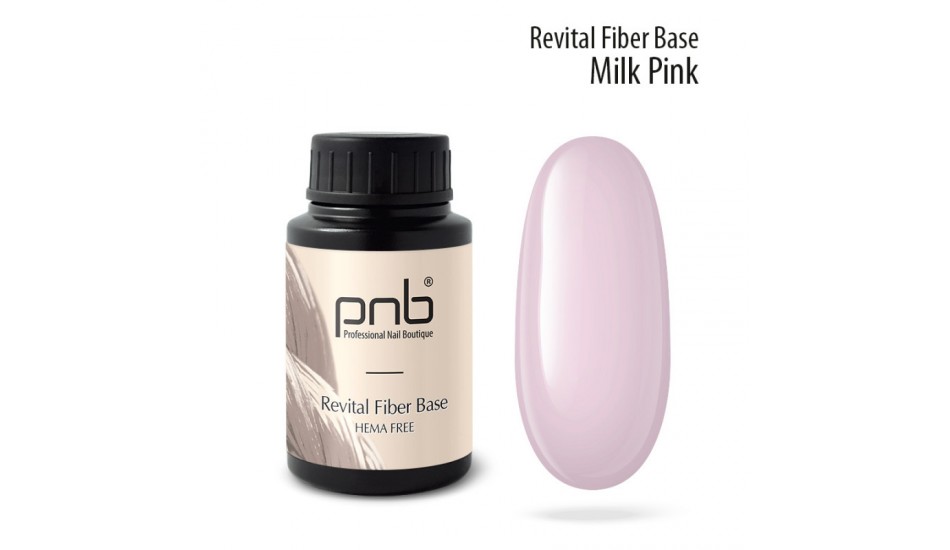 PNB BASE Revital Fiber - Milk Pink, 30ml.