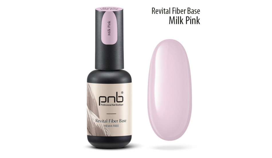 PNB BASE Revital Fiber - Milk Pink, 8ml.