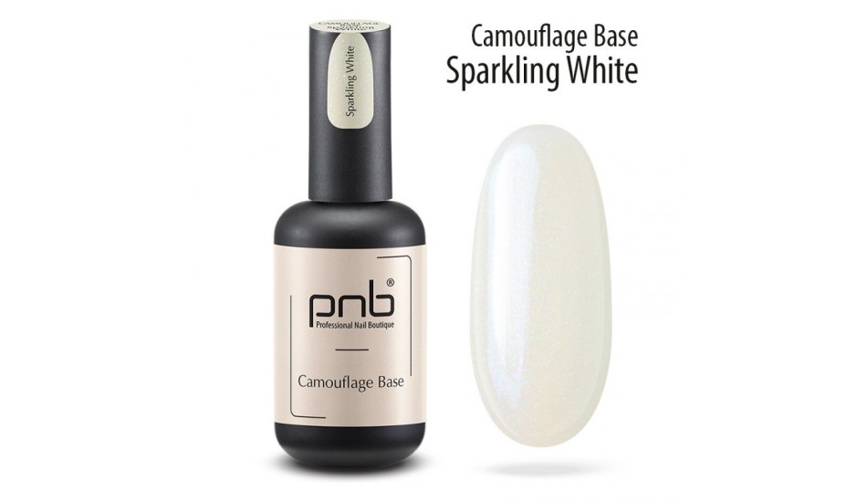 PNB BASE Camouflage - Sparkling White, 17ml.