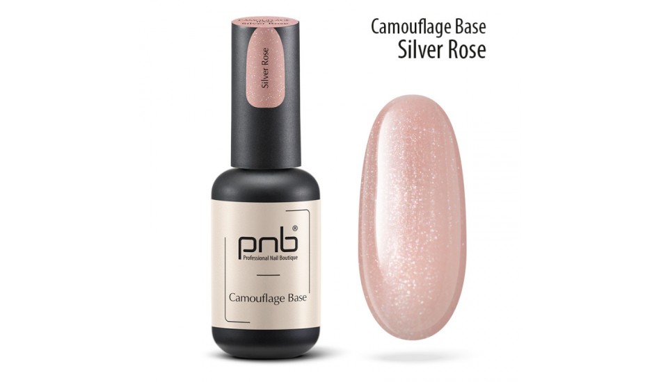 PNB BASE Camouflage - Silver Rose, 8ml.