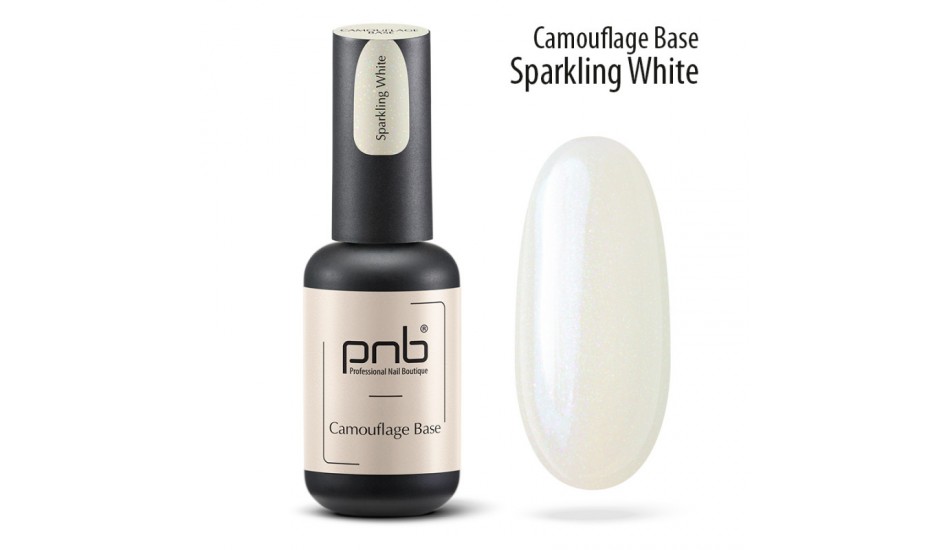 PNB BASE Camouflage - Sparkling White, 8ml.