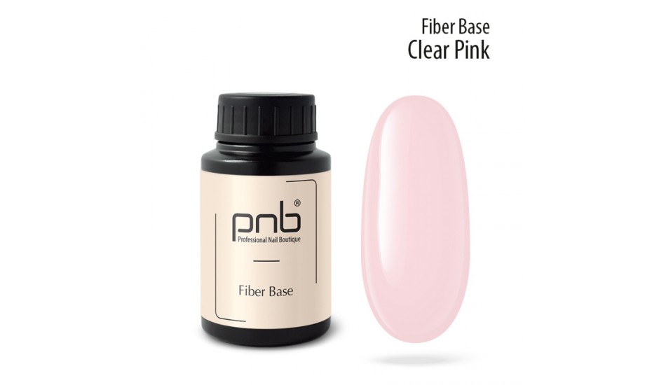 PNB Base FIBER - Clear Pink, 30ml.