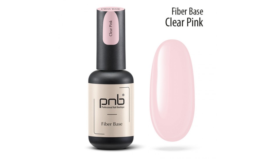 PNB Base FIBER - Clear Pink, 8ml.