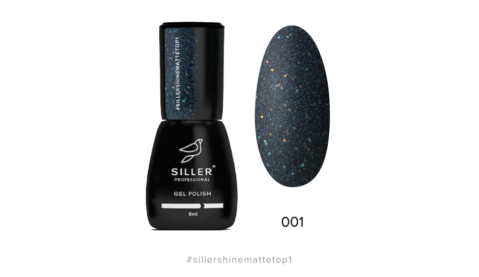 SILLER Top Shine Matte №1, 8ml.