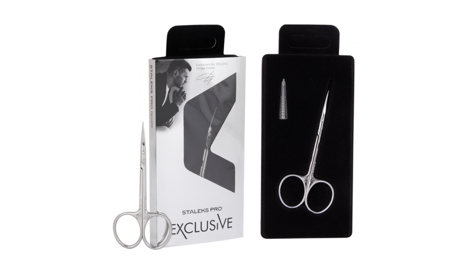 STALEKS Exclusive Pro Cuticle Scissors (SX-22/1m) 22 Type-1 Magnolia