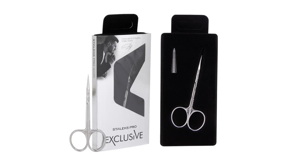 STALEKS Exclusive Pro Cuticle Scissors (SX-23/1m) 23 Type-1 Magnolia