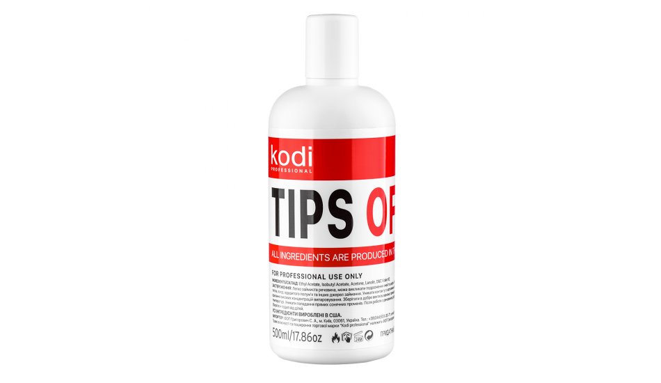 Tips Off (Gel/acrylic polish remover) 500 ml.